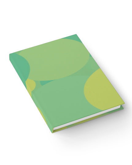 Pastel Green Patches 5" x 7" Journal - 128 Ruled Line pages