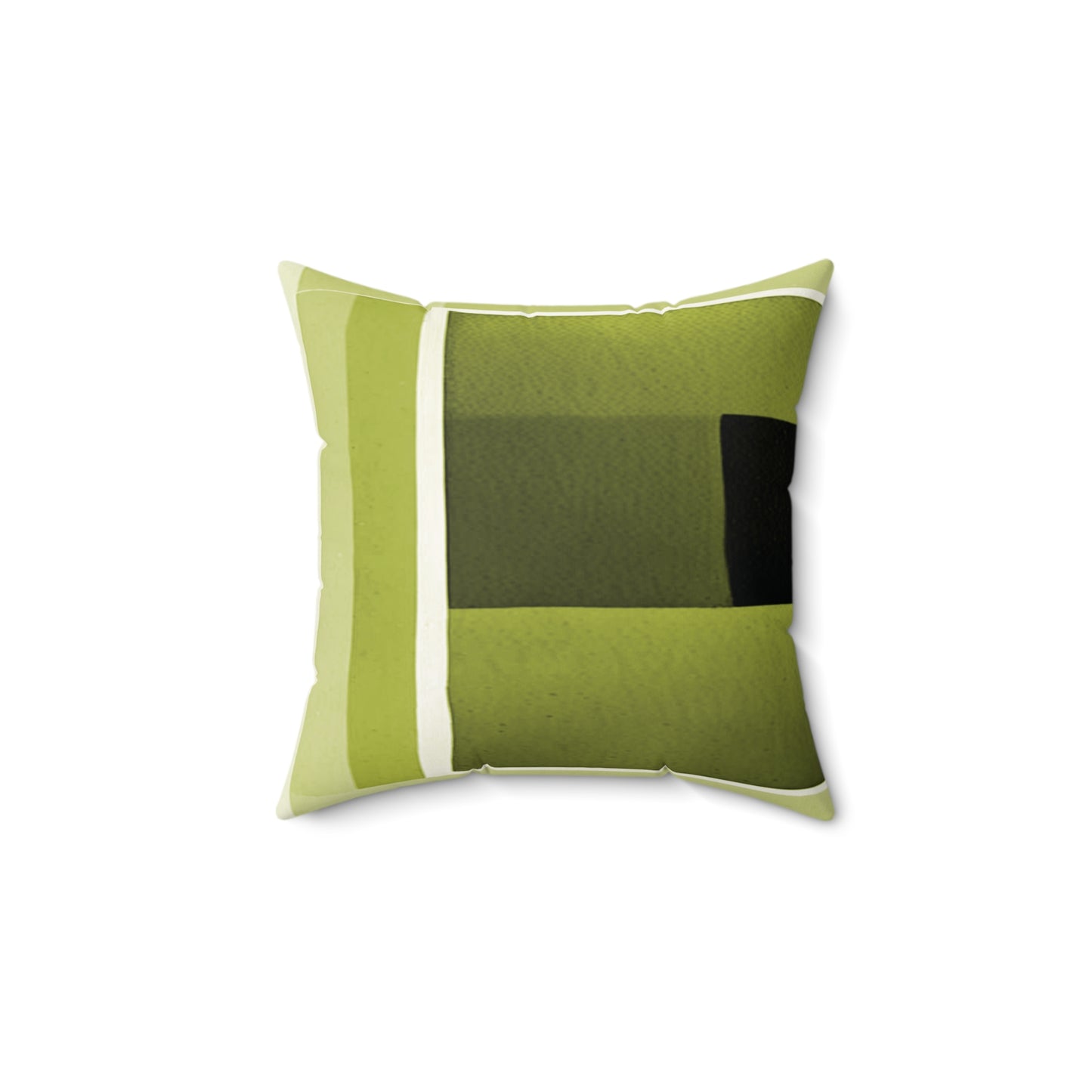 Lemongrass Shadow 14" x 14" Faux Suede Square Pillow