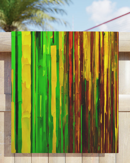 Striped Beta Beach Towel, 18" x 27"