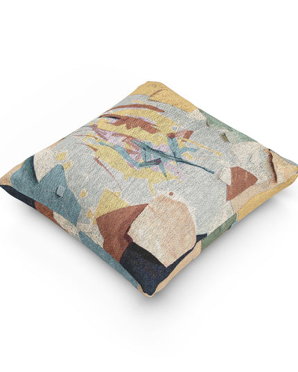 Alpha Paper Paint Woven Pillow, 17" x 18"