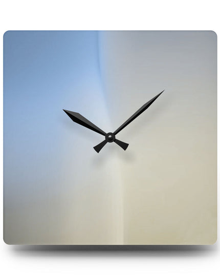 Cobalt Fade Acrylic Wall Clock, Round or Square, 10.75" x 10.75"