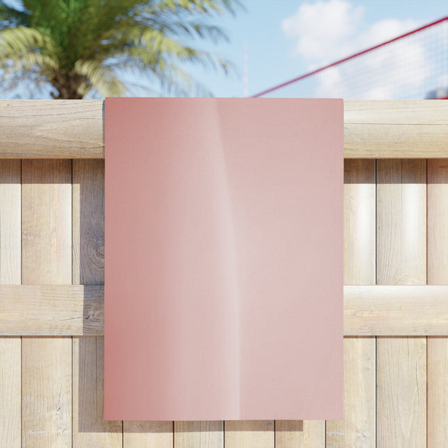 Rose Red Fade Beach Towel, 24" x 44"