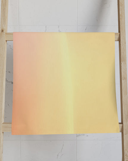 Hot Peach Fade Hand Towel, 16" x 28"