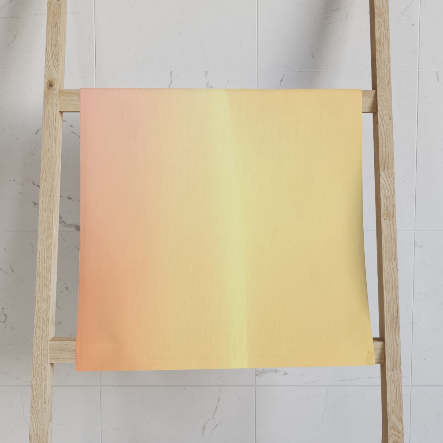 Hot Peach Fade Hand Towel, 16" x 28"