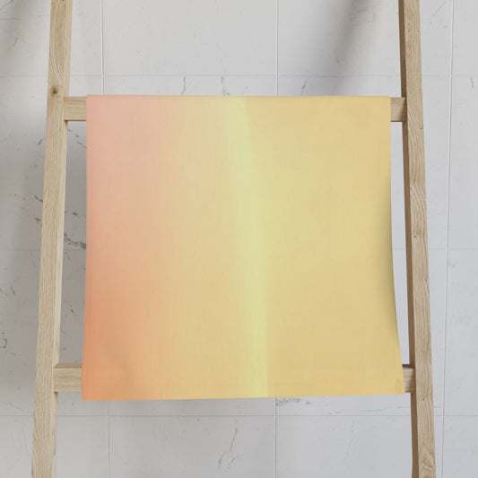 Hot Peach Fade Hand Towel, 16" x 28"