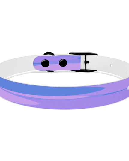 Pastel Purple Family Patches Small Dog Collar