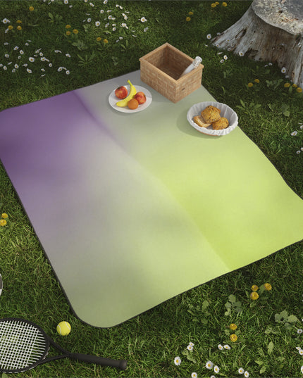 Purple Golden Fade 61" × 51" Picnic Blanket