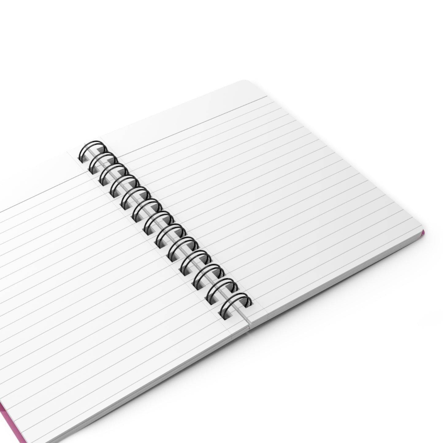 Pinky Mauve Wavey Spiral Bound Journal, 5" x 7" 150 pages