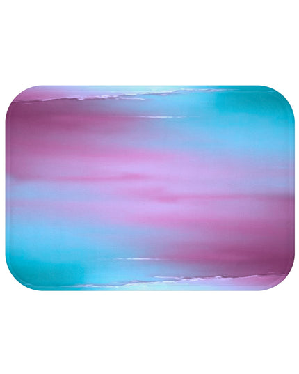 Wine Sea Blue Fog 24" x 17" Bath Mat
