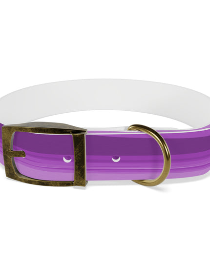Wavey Purple Wavey Medium Dog Collar