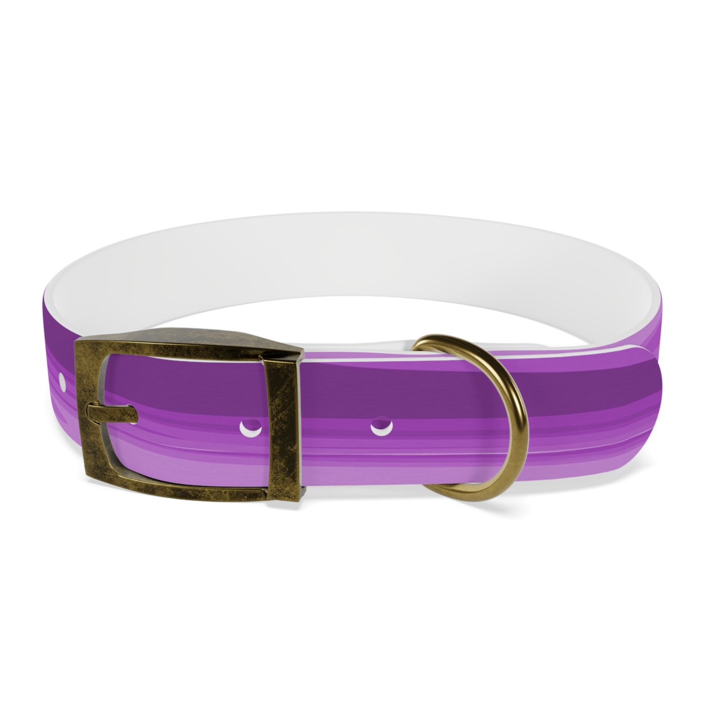 Wavey Purple Wavey Medium Dog Collar