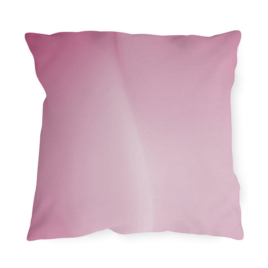 Pink Blush Fade 18" x 18" Outdoor Pillow