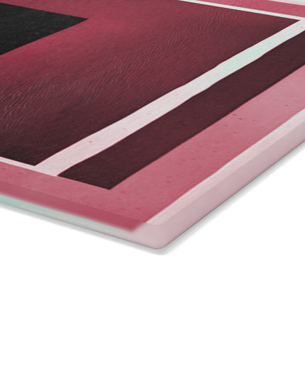 Red Shadow Glass Cutting Board, 11" x 15"