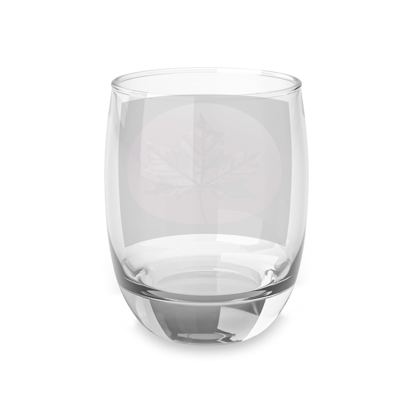 Magenta Maple Leaf Whiskey Glass, 6 oz