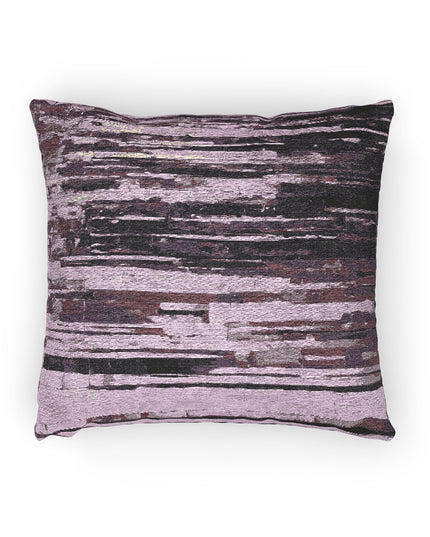 Striped Powder Lavender Woven Pillow, 17" x 18"