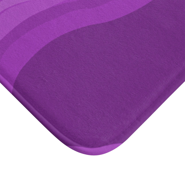 Wavey Purple Wavey 34" x 21" Bath Mat