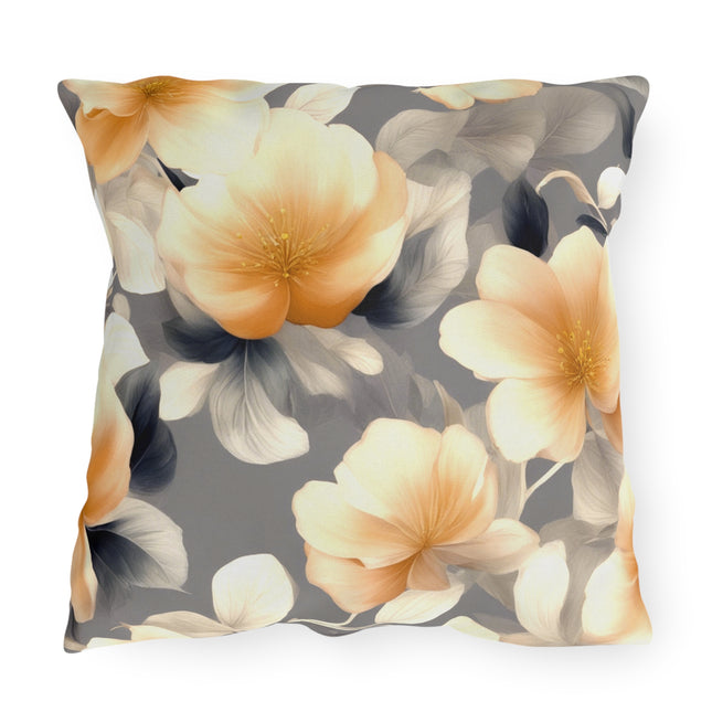 Soft Blossom Floral Bunch 20" x 20" Outdoor Pillow