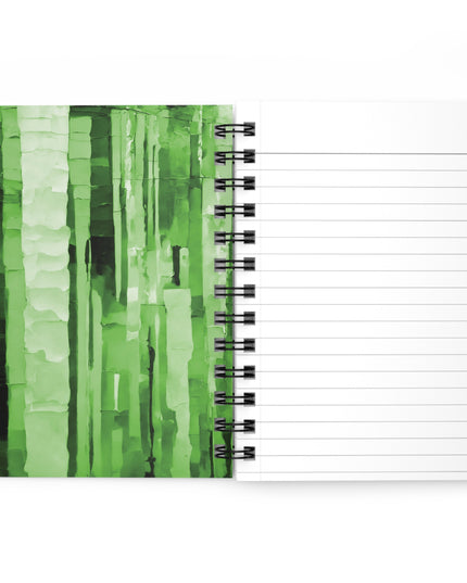 Striped Mint Pastel Spiral Bound Journal, 5" x 7" 150 pages