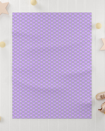 Lavender Star-crossed Bodies Soft Fleece Baby Blanket, 30" x 40"