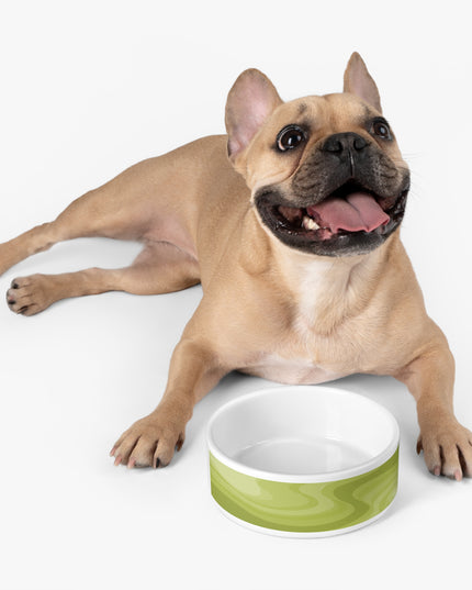 Lemon Wavey 16 oz Pet Bowl