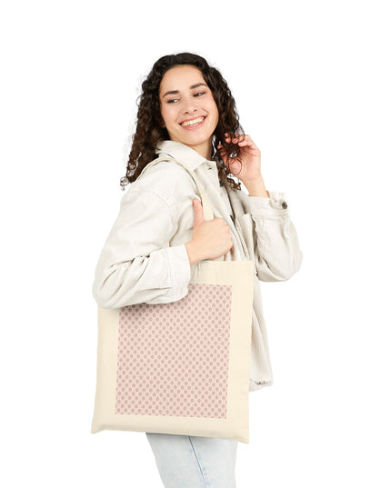 Pink Mornings Star-crossed Bodies Cotton Canvas Tote Bag