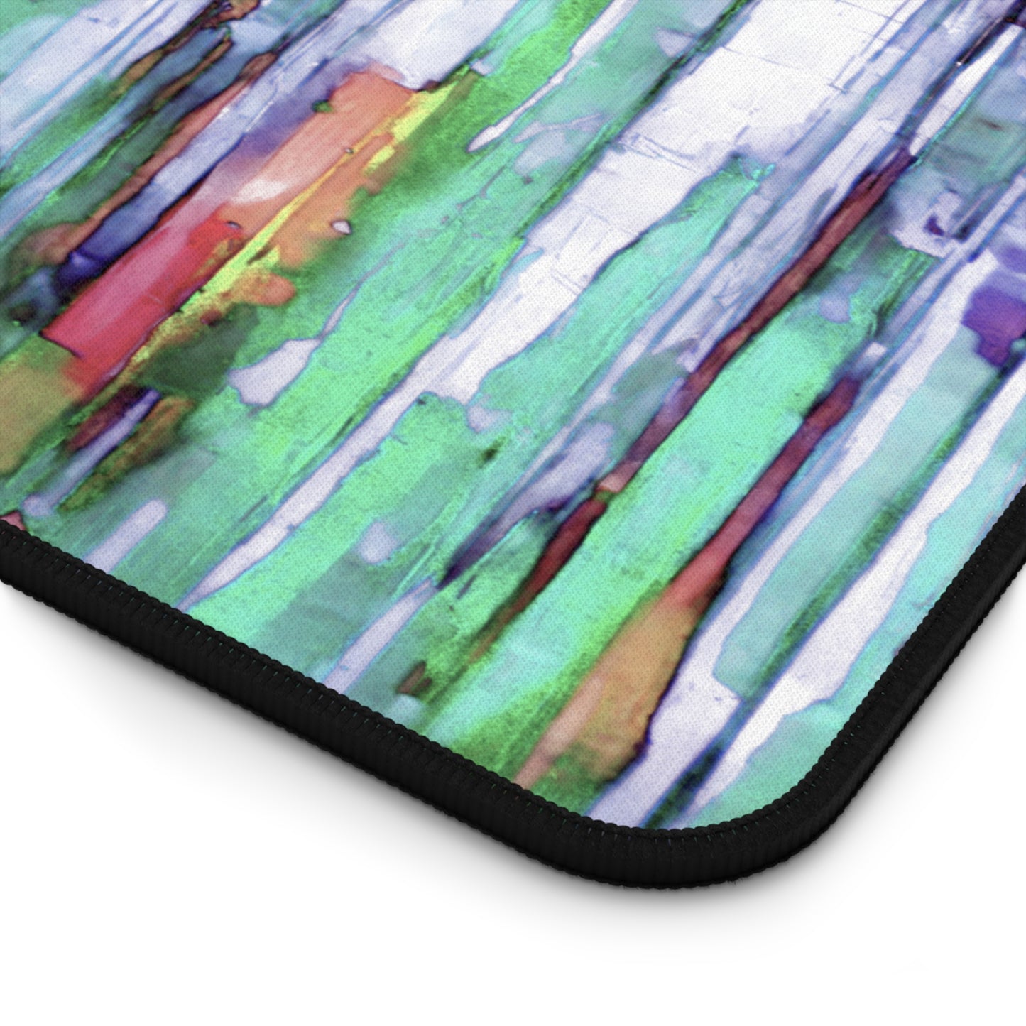 Striped Pastels 12" x 22" Desk Mat