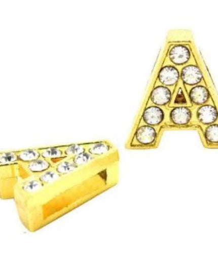 Pavé Letters -Gold Charms