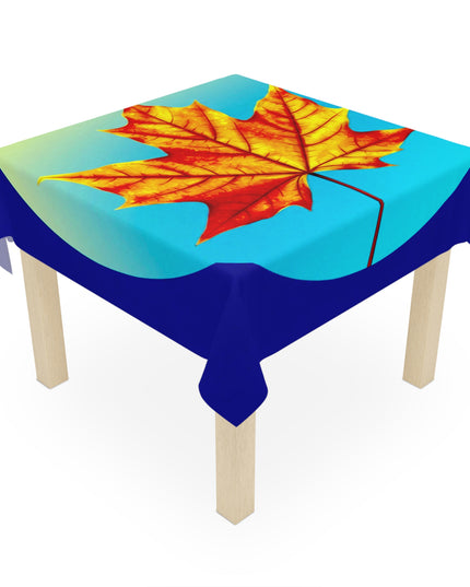 Alpha Maple Leaf Tablecloth, 55" x 55"