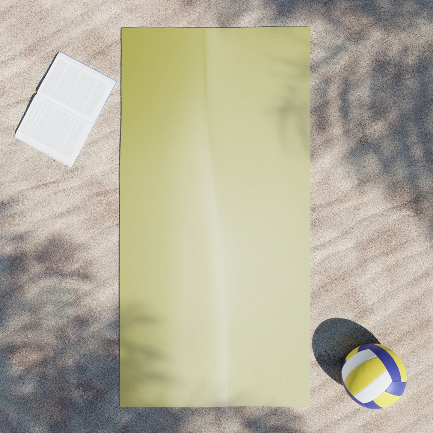 Lemon Fade Beach Towel, 30" x 60"