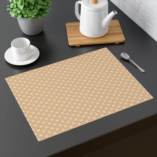 Tan Sunset Star-crossed Bodies Placemat, 1 pc