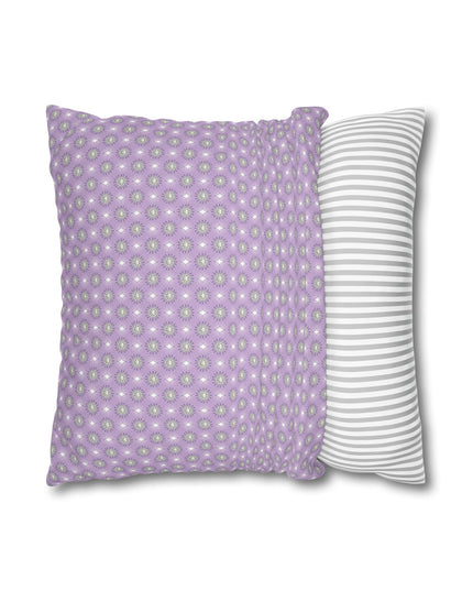 Lavender Star-crossed Bodies Spun Polyester Square Pillowcase, 14" x 14"