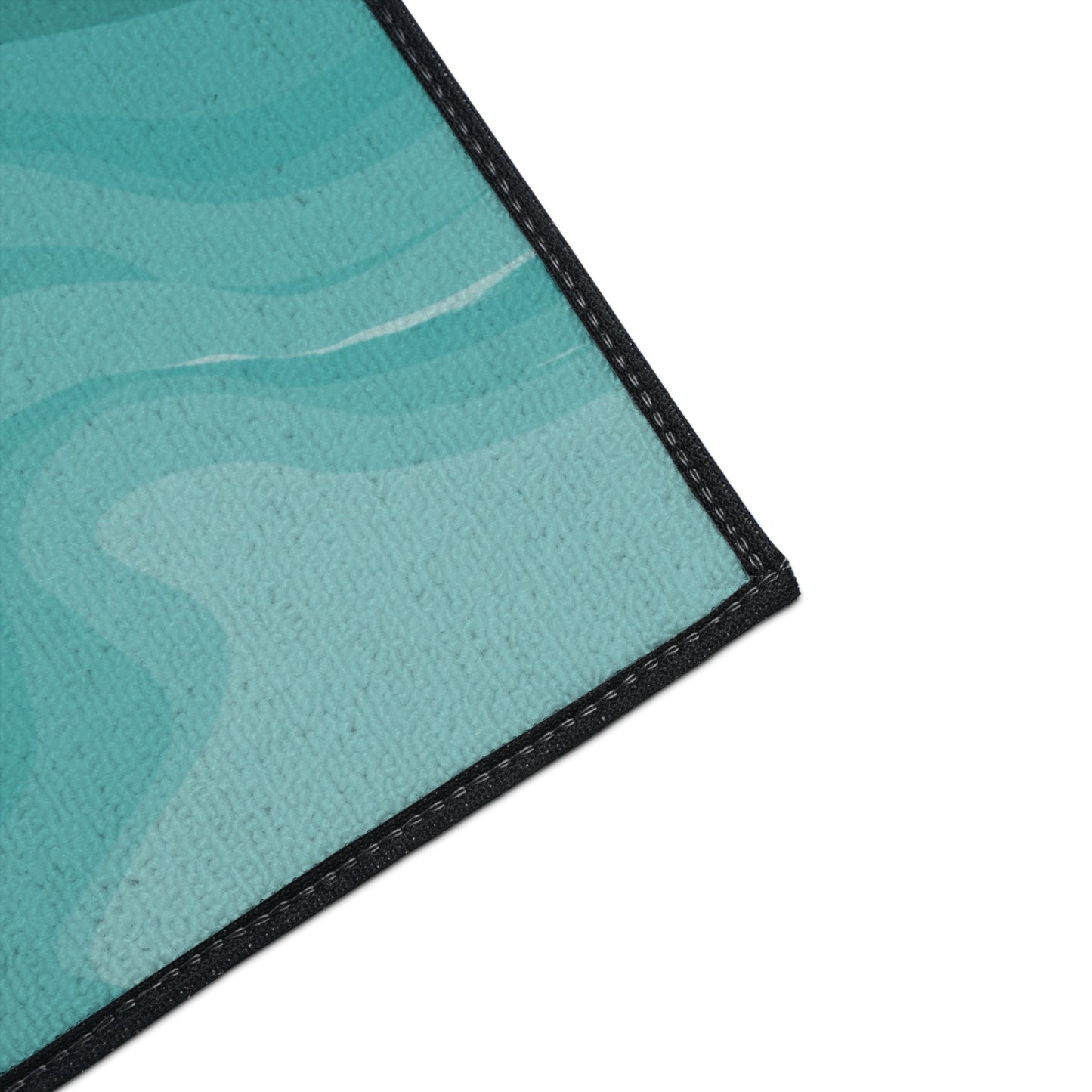 Tif Green Wavey 24" x 36" Heavy Duty Floor Mat