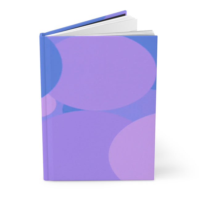 Pastel Purple Family Patches 5.75" x 8" Hardcover Journal Matte with 150 lined pages