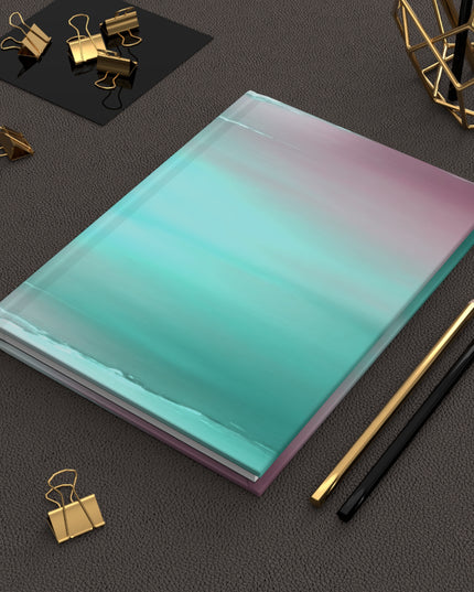 Green Sea Lavender Fog 5.75" x 8" Hardcover Journal Matte with 150 lined pages