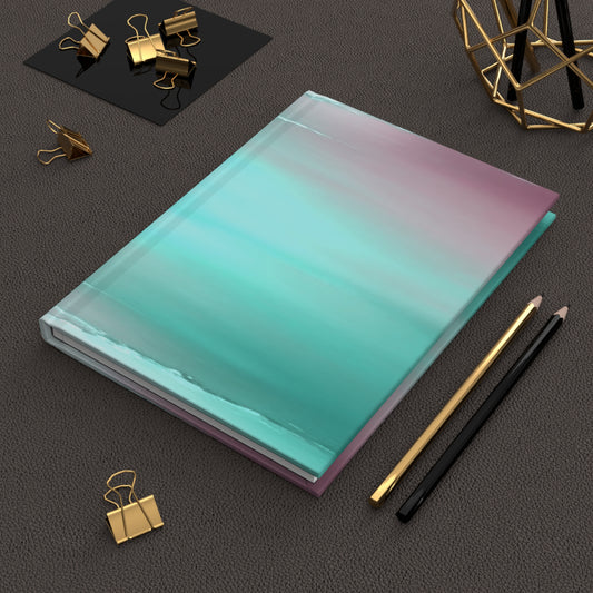 Green Sea Lavender Fog 5.75" x 8" Hardcover Journal Matte with 150 lined pages