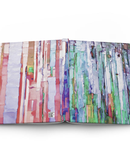 Striped Pastels 5.75" x 8" Hardcover Journal Matte with 150 lined pages