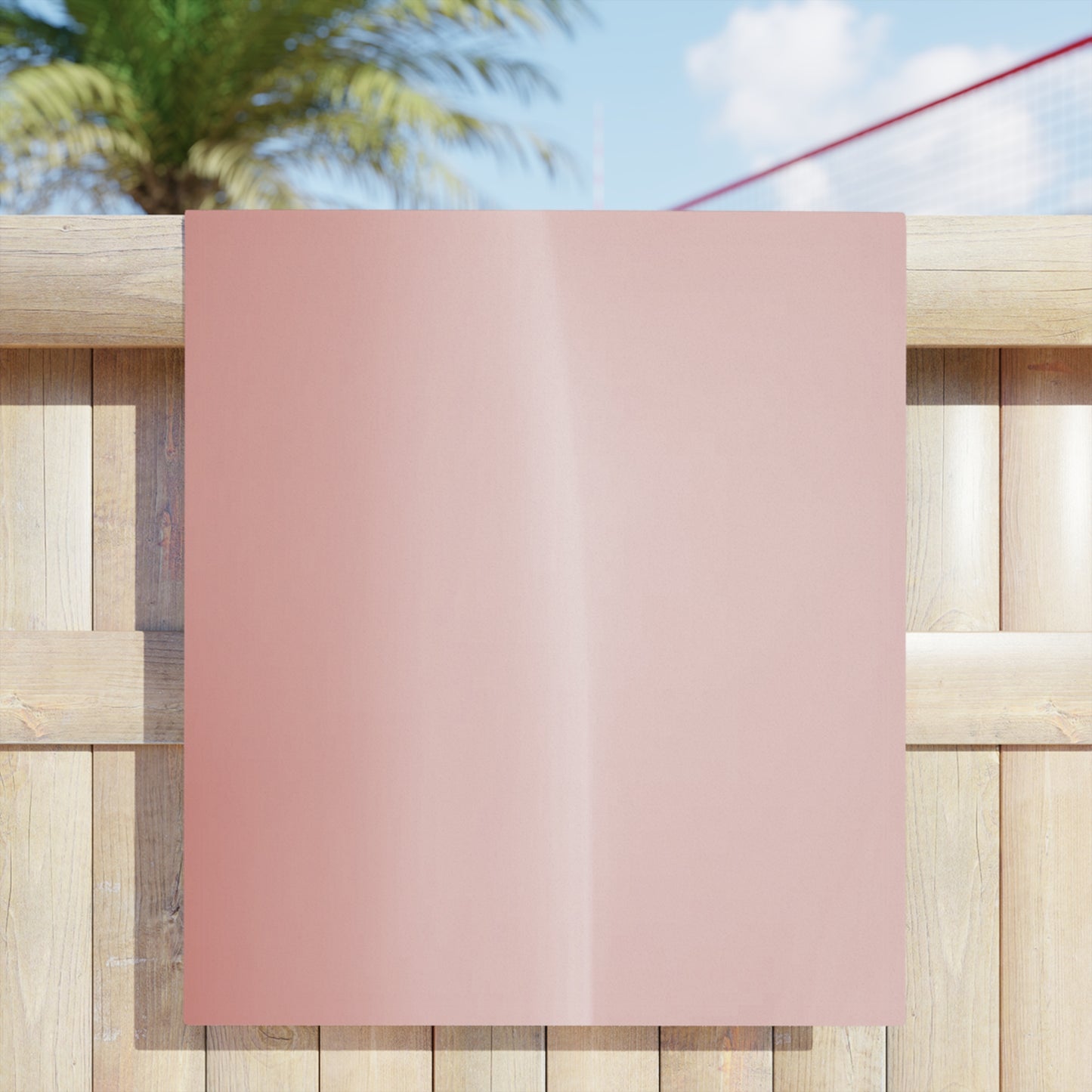 Rose Red Fade Beach Towel, 30" x 60"