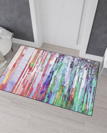 Striped Pastels 48" x 72" Heavy Duty Floor Mat