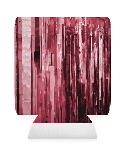 Striped Ruby 12 oz Can Cooler Sleeve