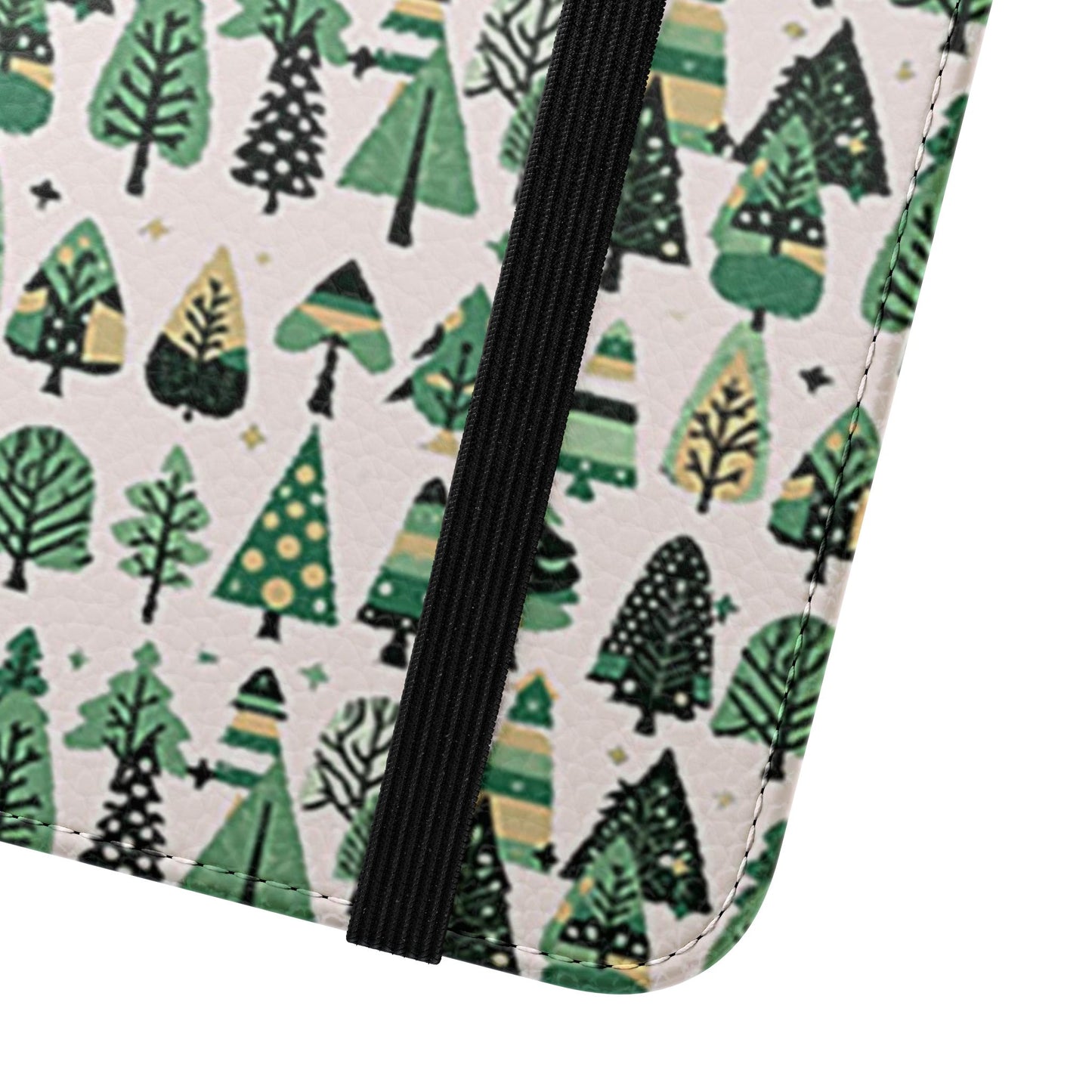 Mini Vintage Green Trees Flip Cases, Samsung Galaxy S25