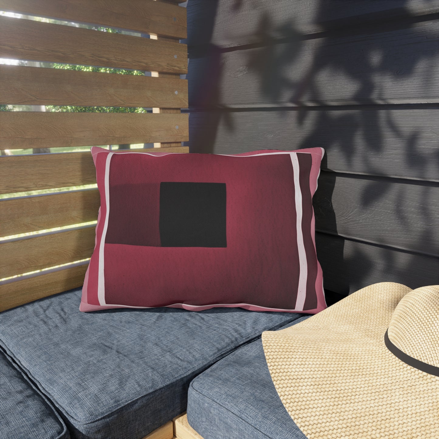 Red Shadow 20" x 14" Outdoor Pillow