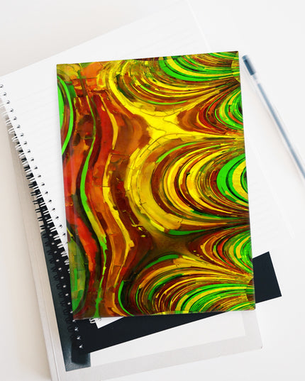 Uzi Spiral Beta 5" x 7" Journal - 128 Ruled Line pages