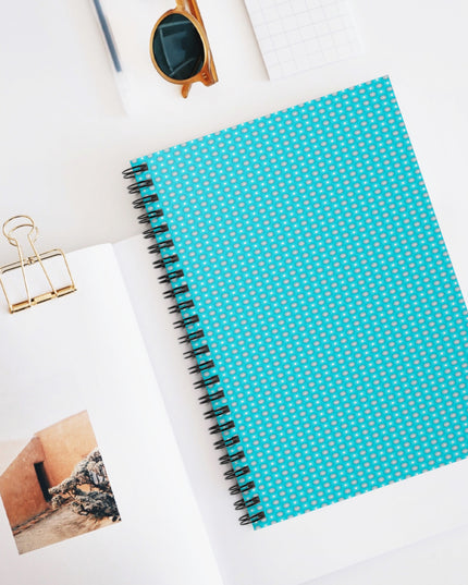 Tif Green Star-crossed Bodies Spiral Notebook - Ruled Line, 6" x 8", 118 pages