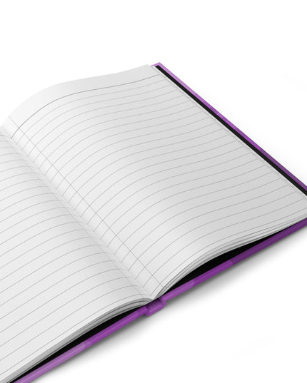 Wavey Purple Wavey 5.75" x 8" Hardcover Journal Matte with 150 lined pages