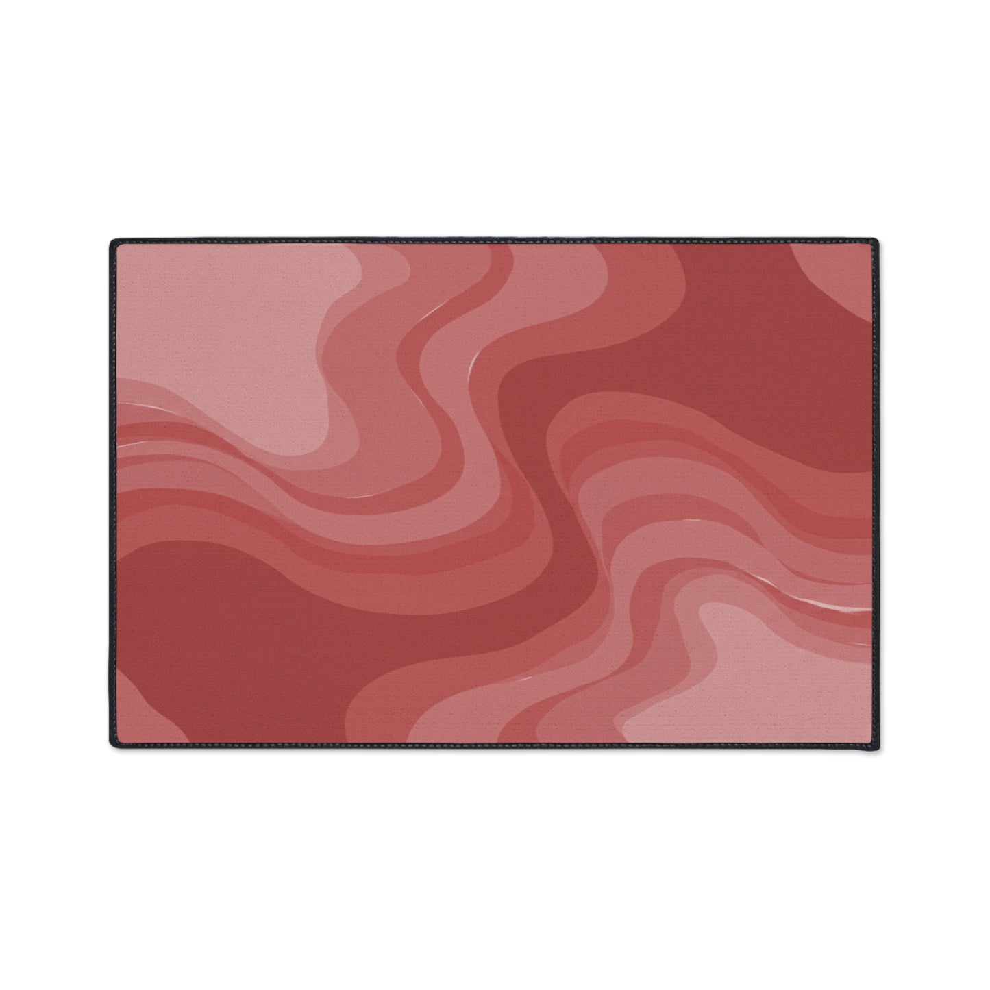 Power Red Wavey 24" x 36" Heavy Duty Floor Mat