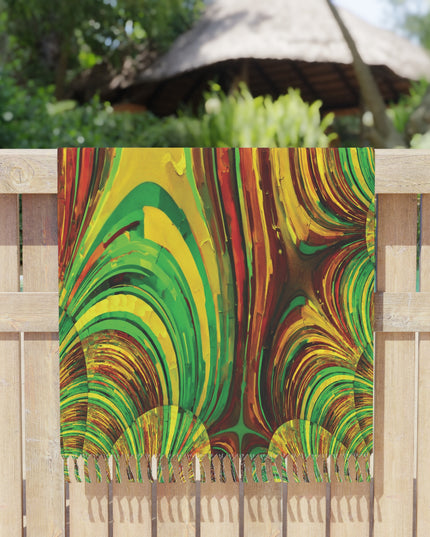 Uzi Spiral Beta 38" × 81" Boho Beach Cloth