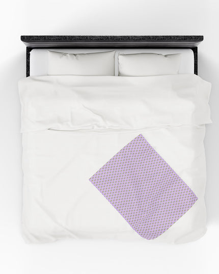Magenta Star-crossed Bodies Velveteen Plush Blanket, 30" x 40"