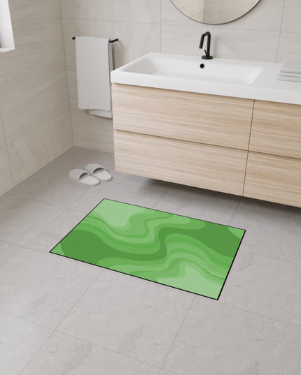 Greenie Meanie Wavey 24" x 36" Heavy Duty Floor Mat
