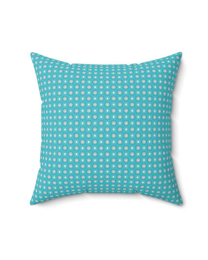 Tif Green Star-crossed Bodies Faux Suede Square Pillow, 16" x 16"