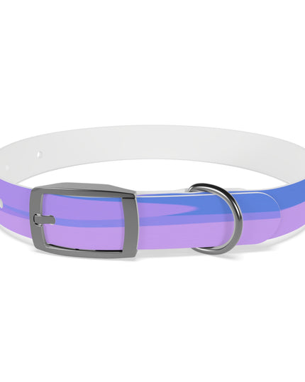 Pastel Purple Family Patches Small Dog Collar